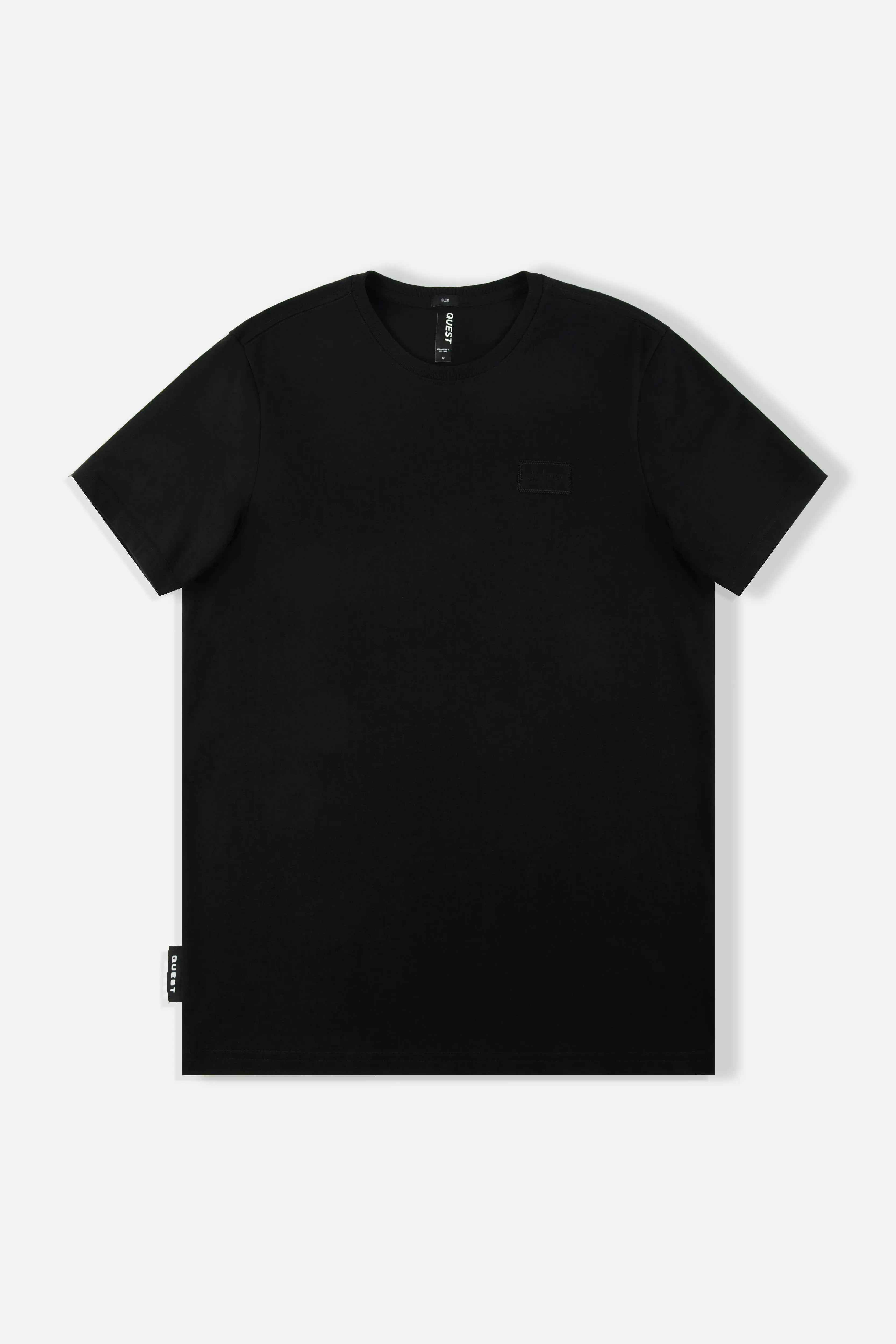 CAMISETA MANGA CORTA COLOR NEGRO