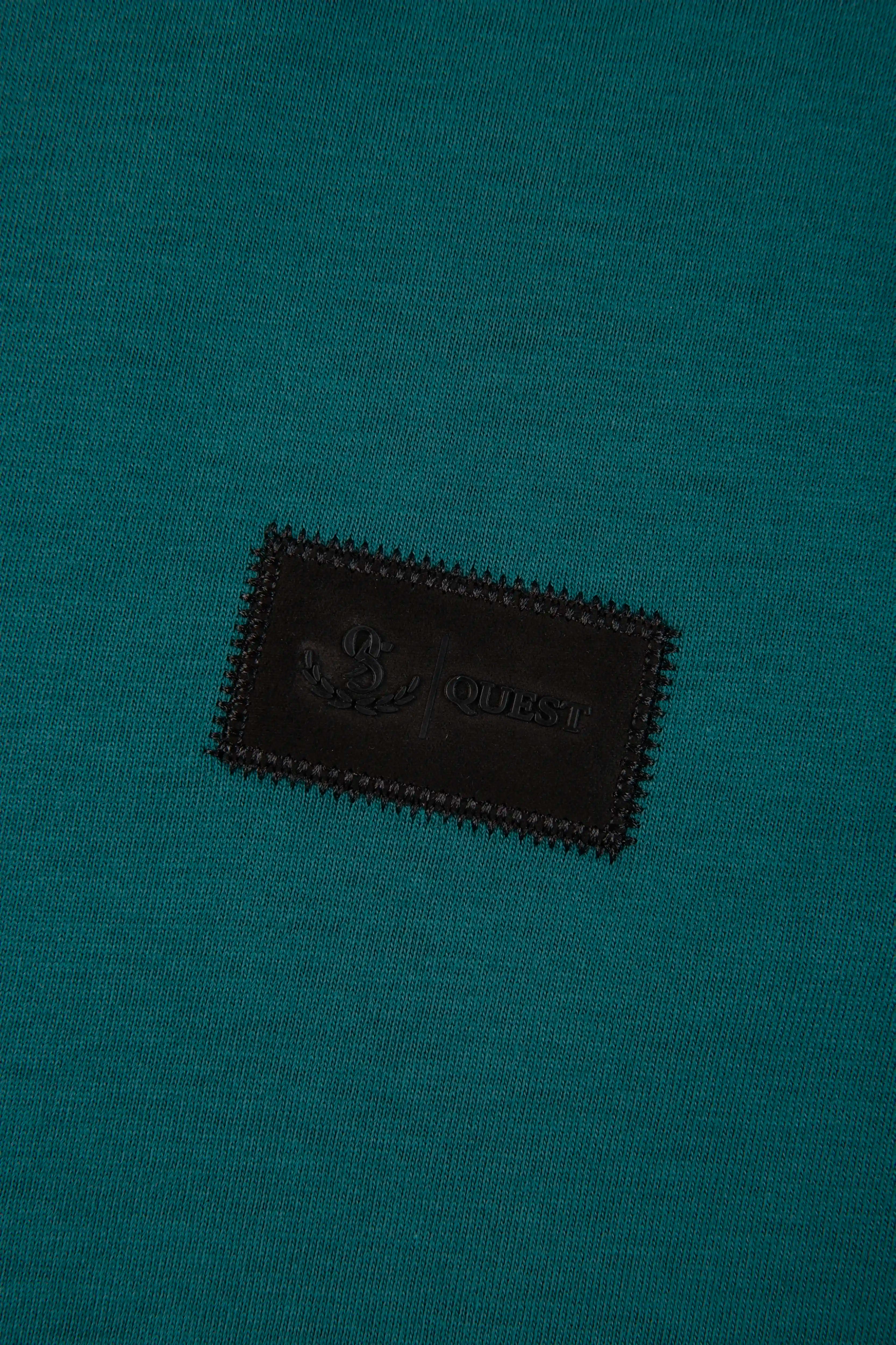 CAMISETA MANGA CORTA COLOR VERDE TEAL