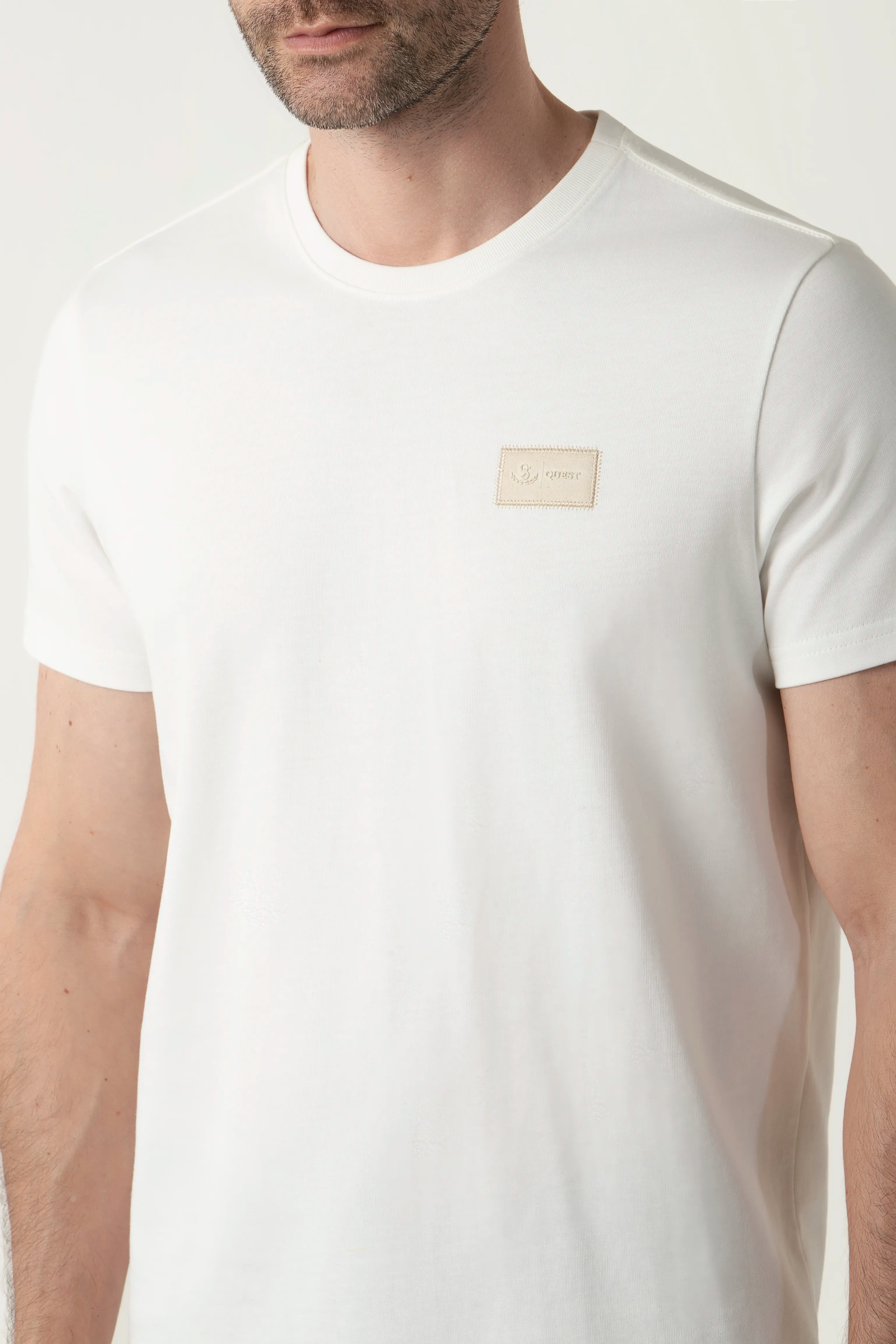 CAMISETA MANGA CORTA COLOR IVORY