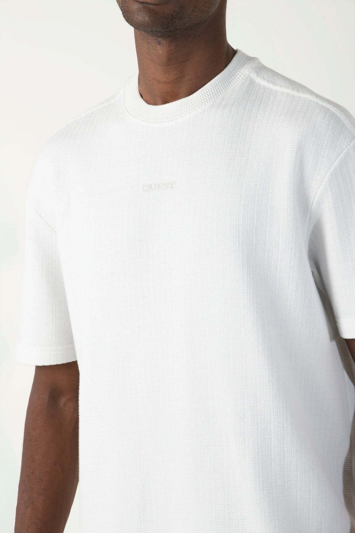 CAMISETA MANGA CORTA COLOR IVORY