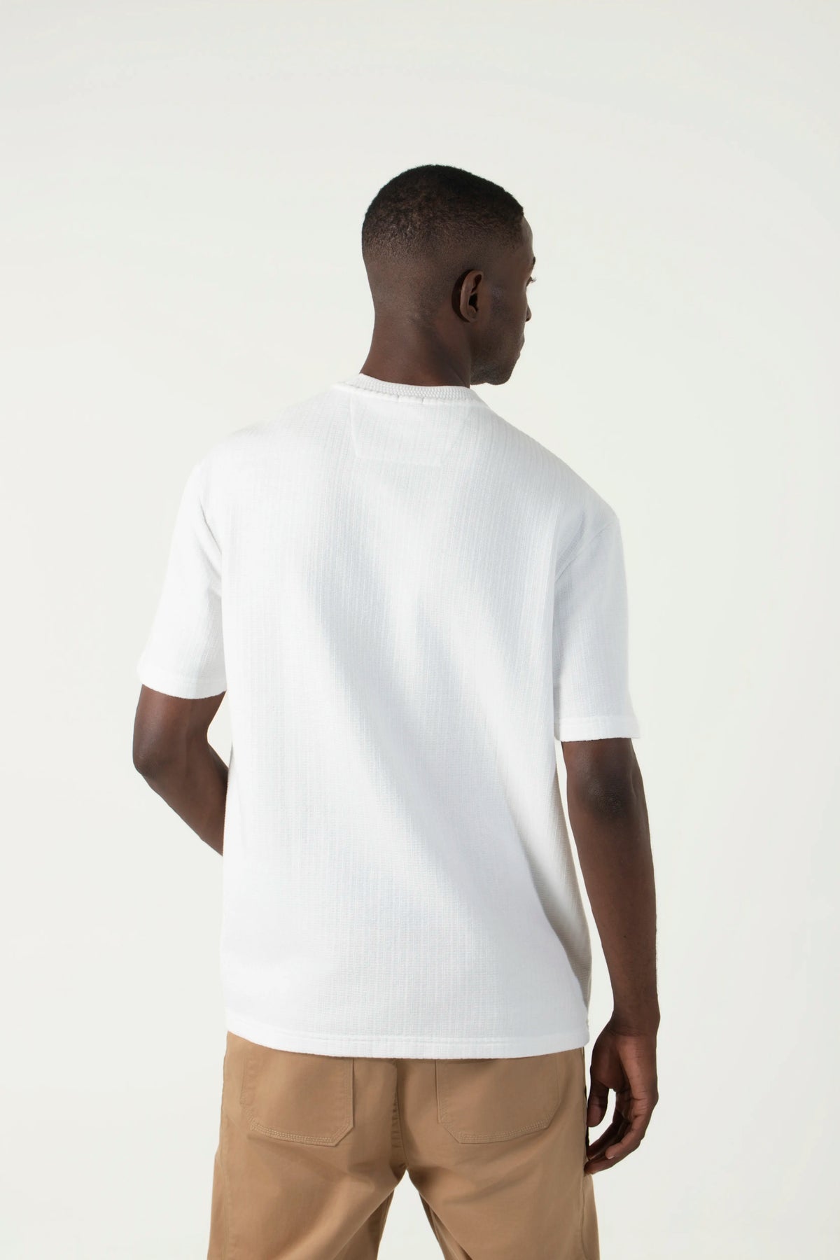 CAMISETA MANGA CORTA COLOR IVORY