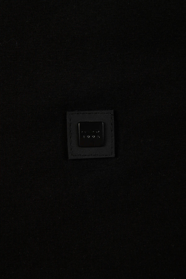 CAMISETA MANGA CORTA COLOR NEGRO