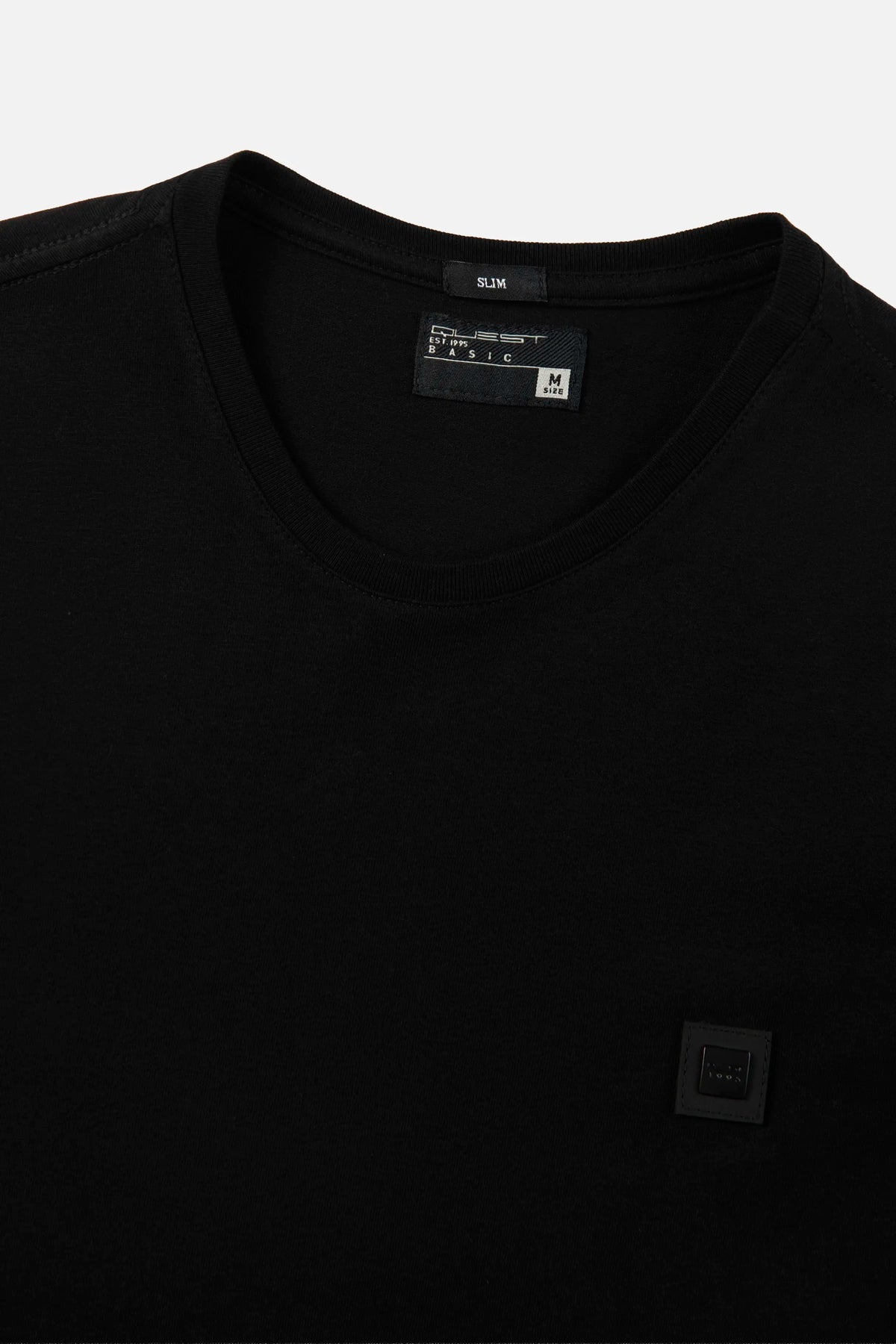 CAMISETA MANGA CORTA COLOR NEGRO