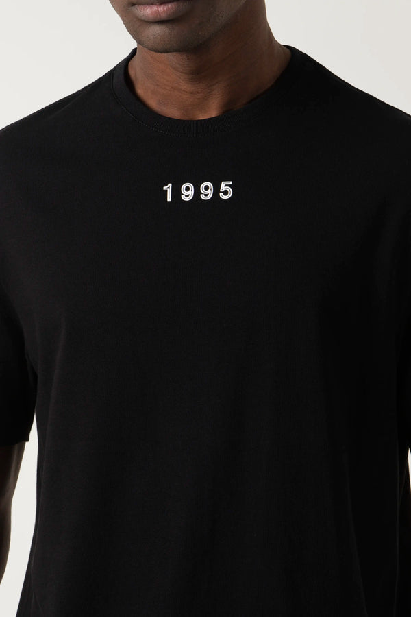 CAMISETA MANGA CORTA COLOR NEGRO