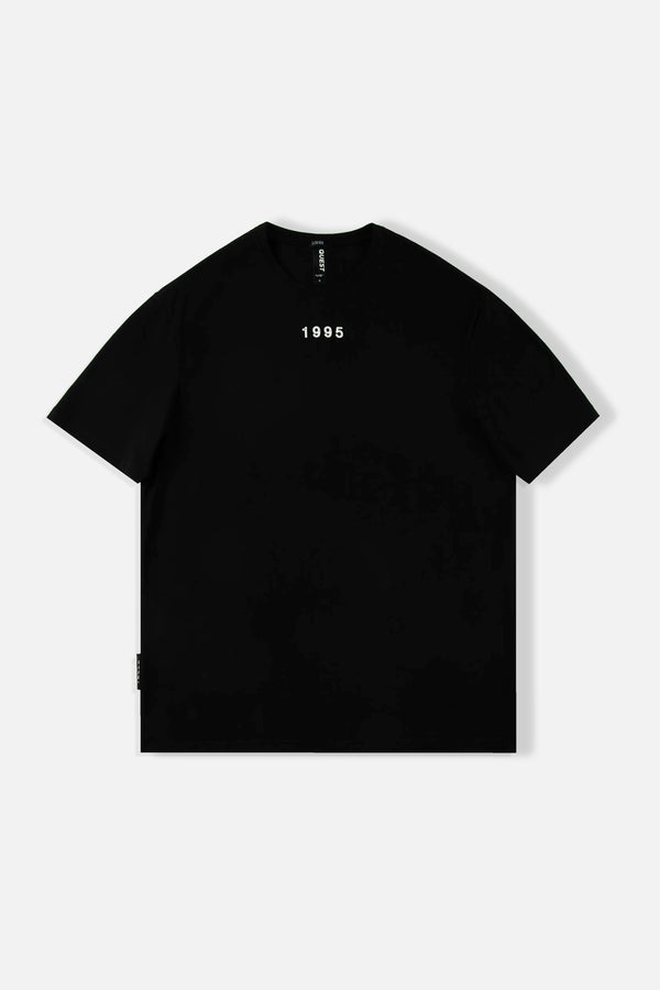 CAMISETA MANGA CORTA COLOR NEGRO