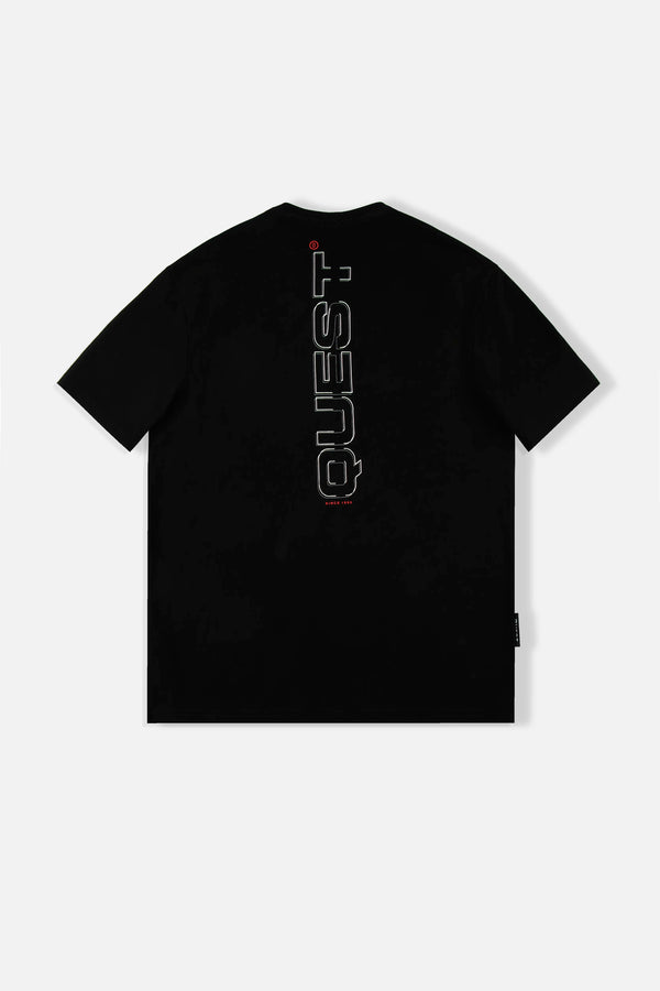 CAMISETA MANGA CORTA COLOR NEGRO