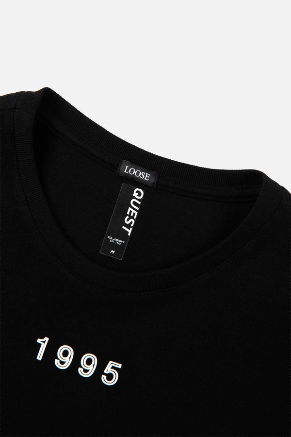 CAMISETA MANGA CORTA COLOR NEGRO