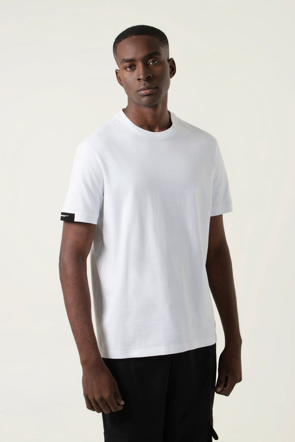 CAMISETA MANGA CORTA COLOR BLANCO