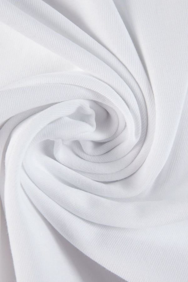 CAMISETA MANGA CORTA COLOR BLANCO