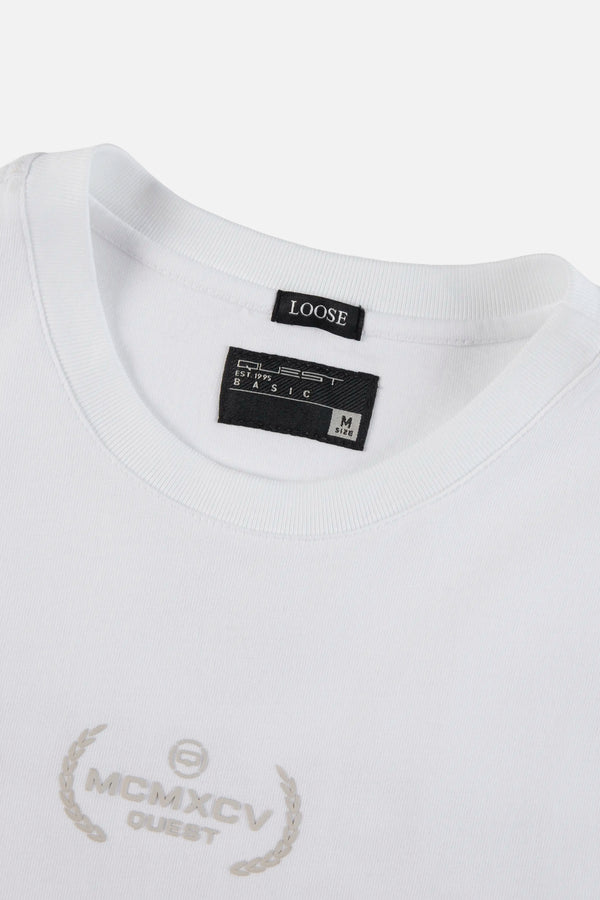 CAMISETA MANGA CORTA COLOR BLANCO