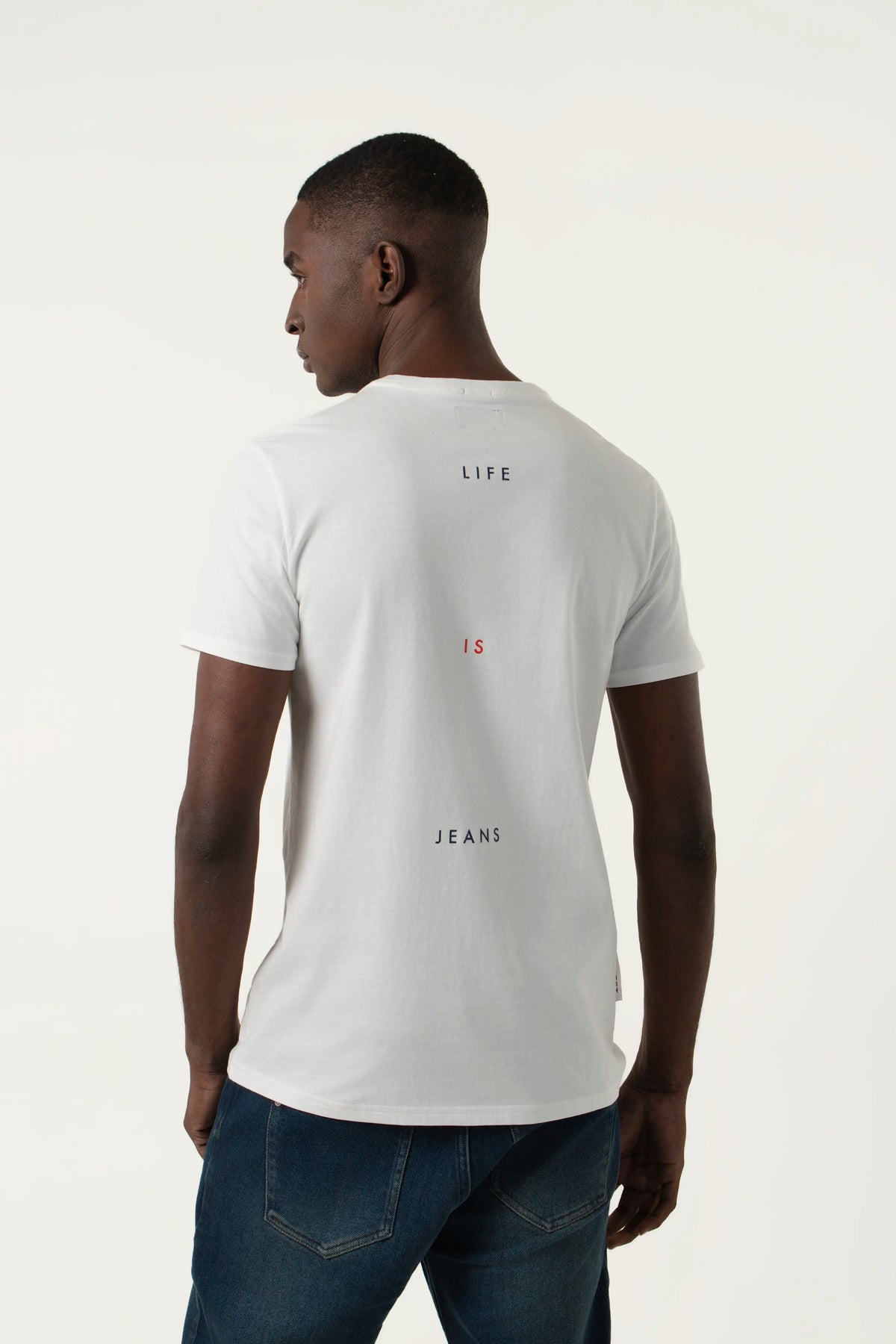 CAMISETA MANGA CORTA COLOR IVORY