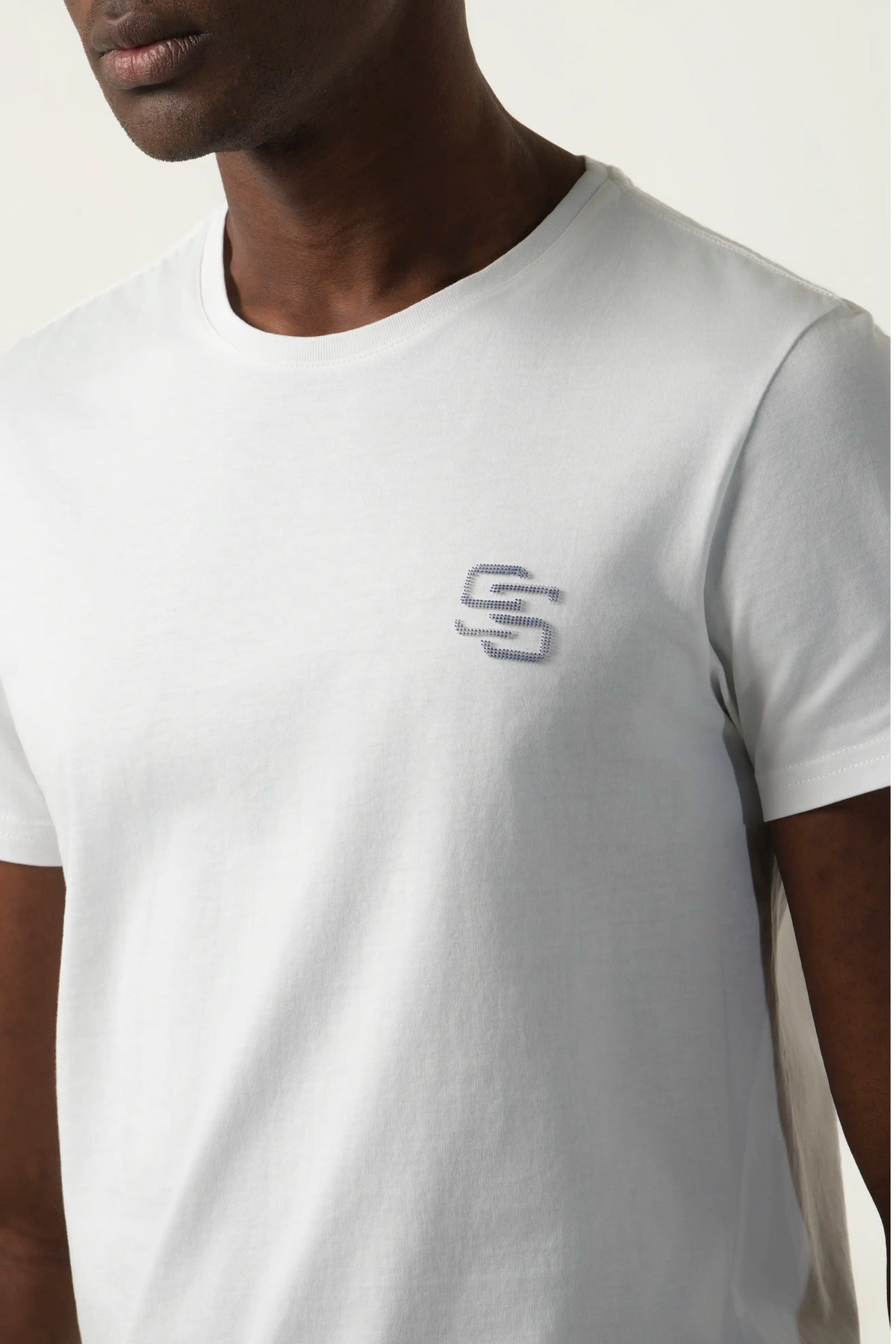 CAMISETA MANGA CORTA COLOR IVORY