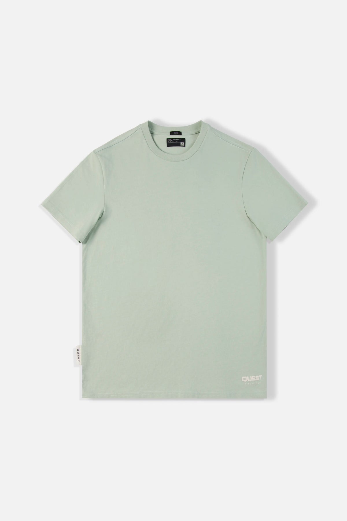 CAMISETA MANGA CORTA COLOR FROSTY GREEN