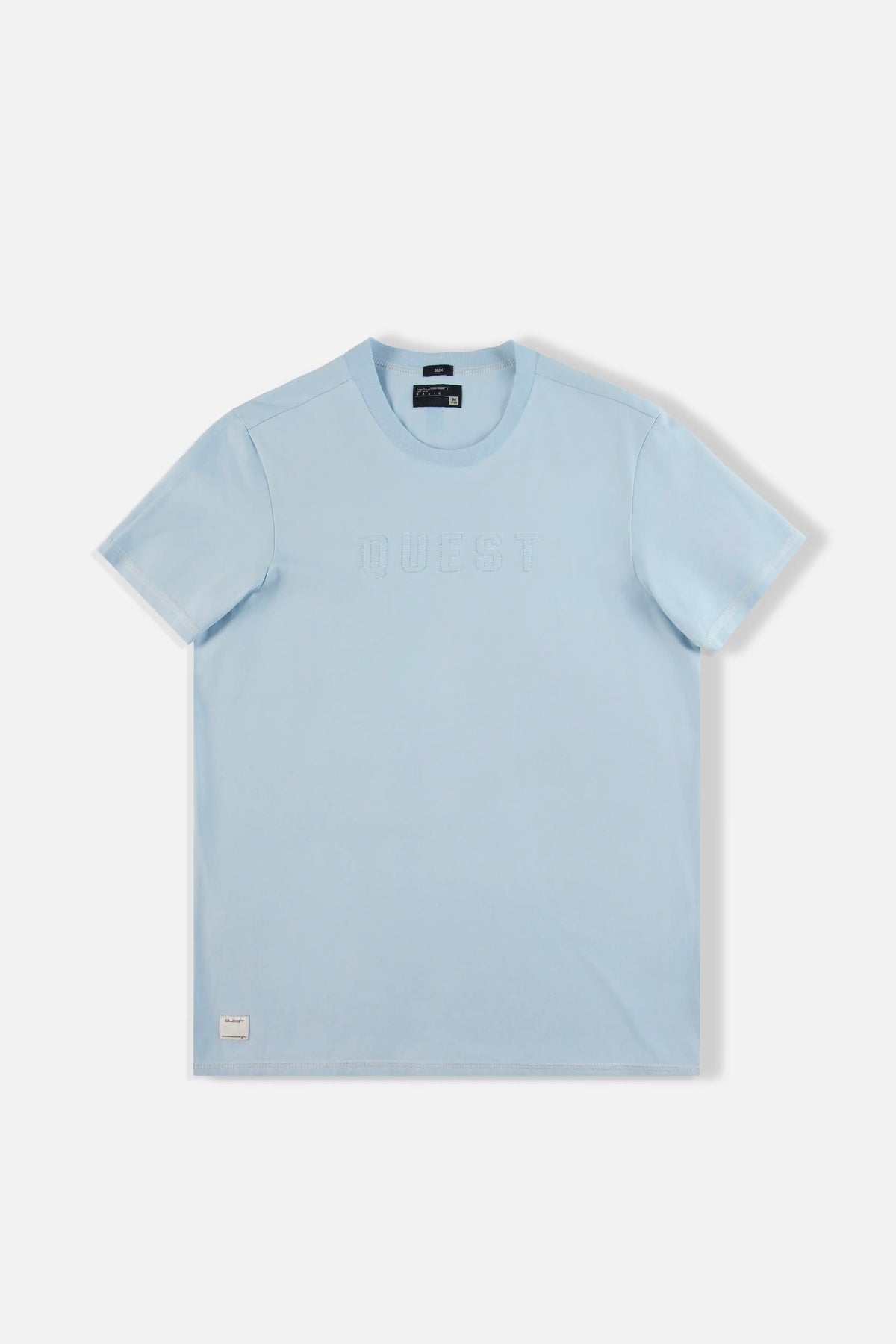 CAMISETA MANGA CORTA COLOR AZUL CHAMBRAY