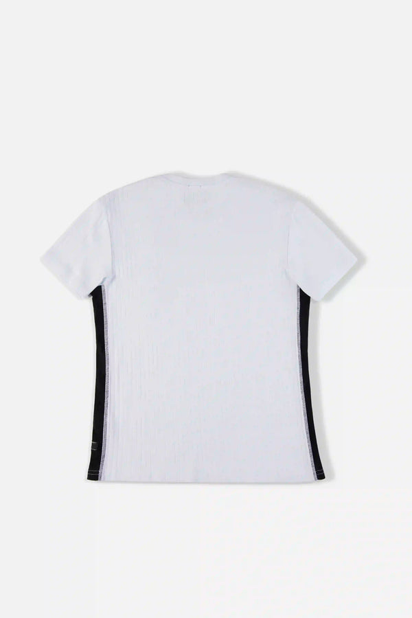 CAMISETA MANGA CORTA COLOR BLANCO OPTICO