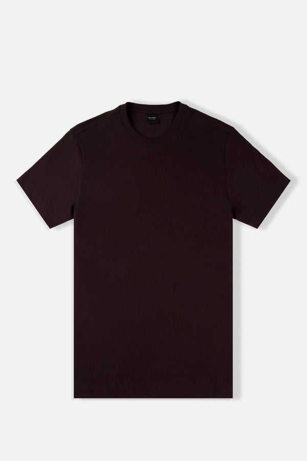 CAMISETA MANGA CORTA COLOR CHOCOLATE PLUM
