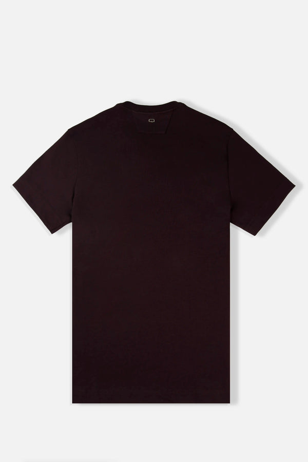CAMISETA MANGA CORTA COLOR CHOCOLATE PLUM