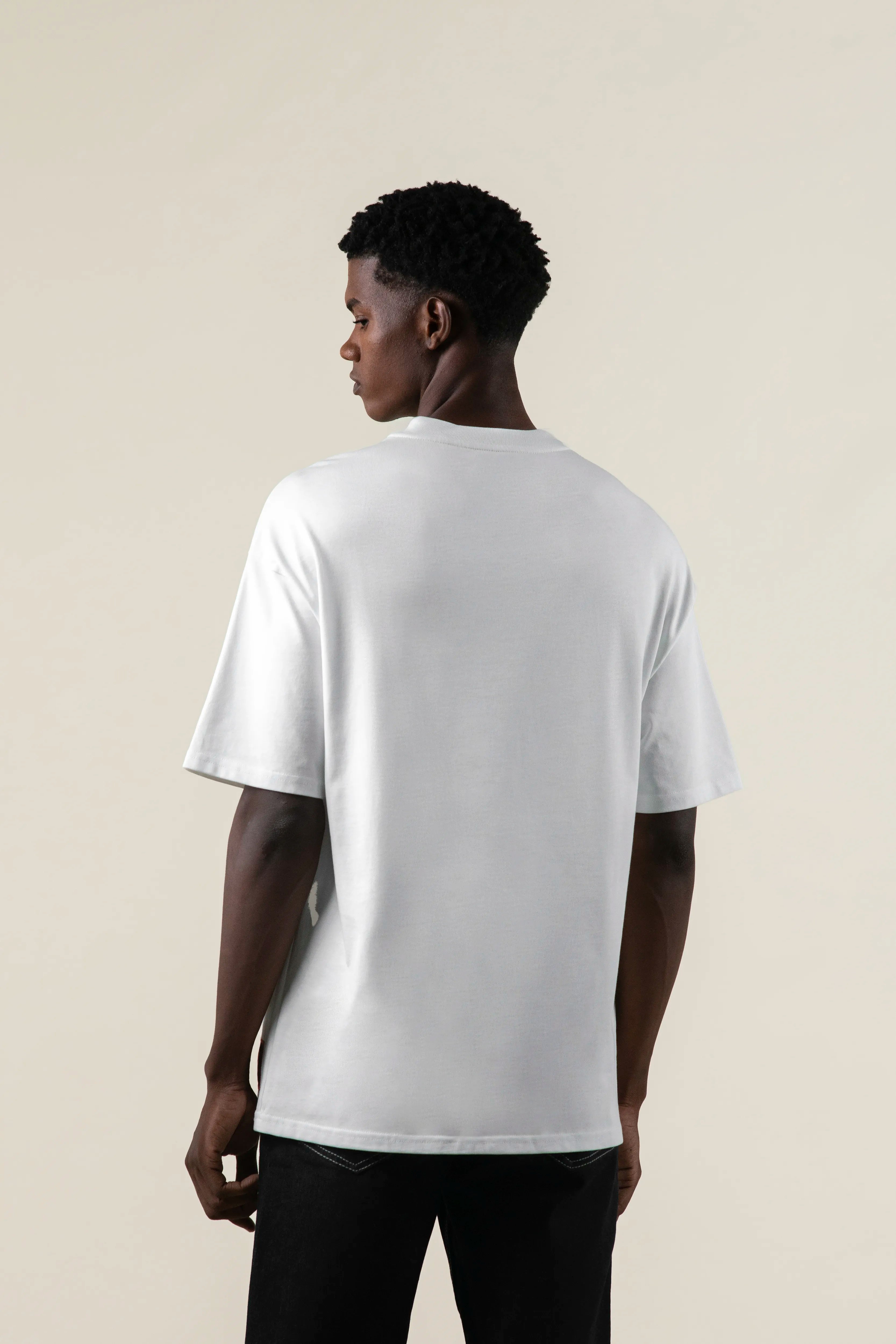 CAMISETA OVERSIZE COLOR IVORY