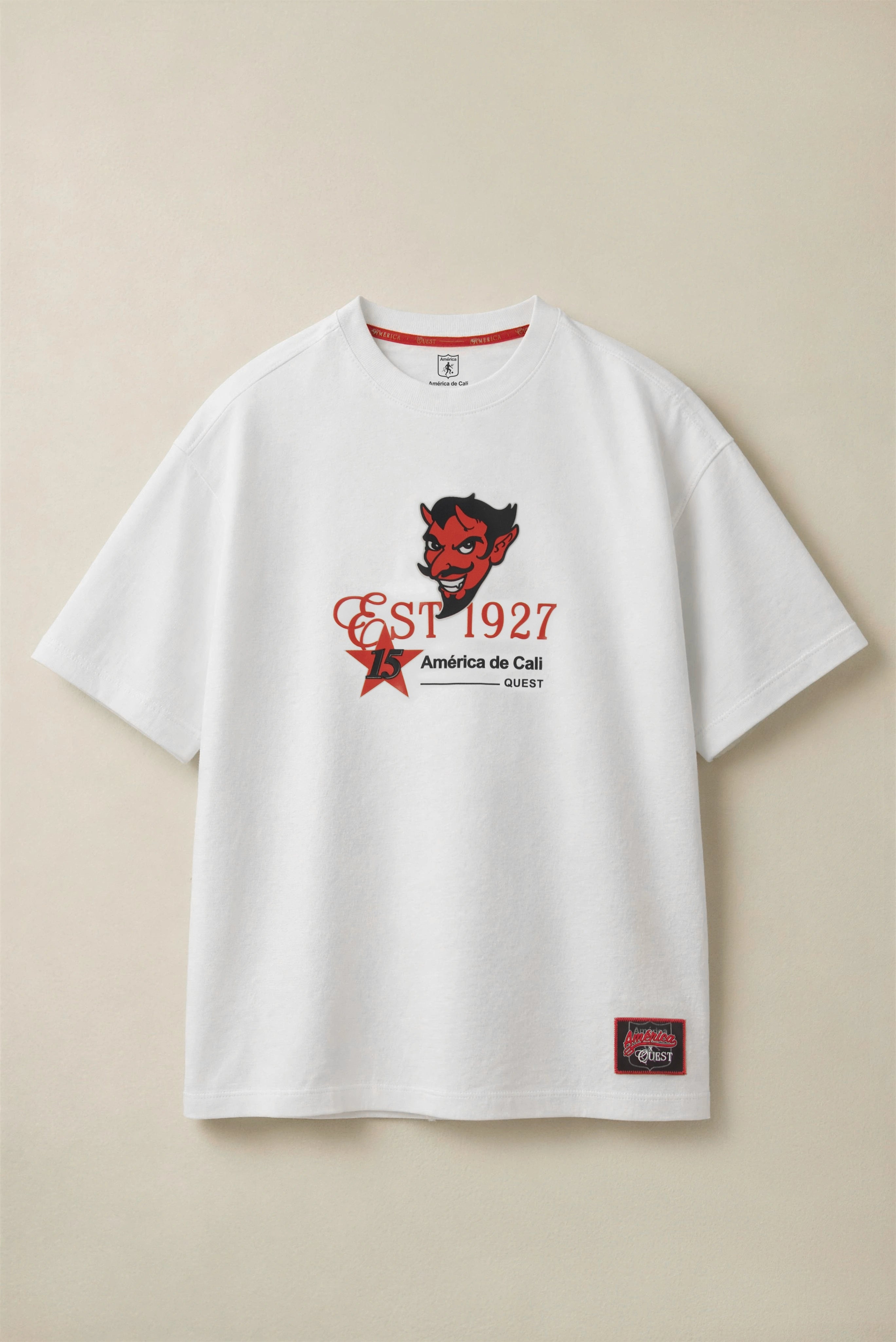 CAMISETA OVERSIZE COLOR IVORY