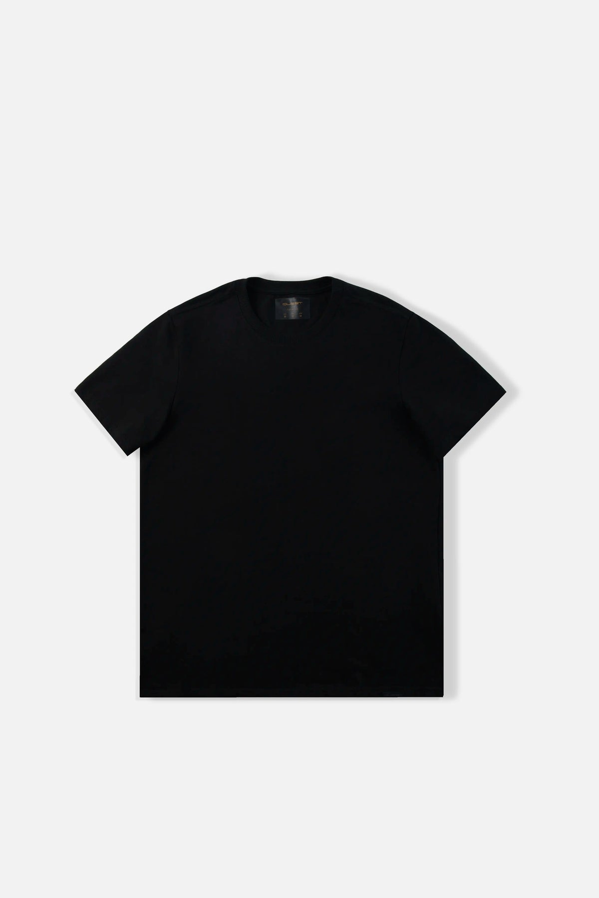 CAMISETA MANGA CORTA COLOR NEGRO