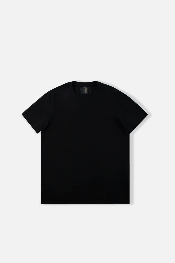 CAMISETA MANGA CORTA COLOR NEGRO