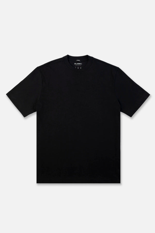CAMISETA MANGA CORTA COLOR NEGRO