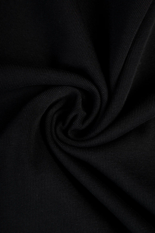 CAMISETA MANGA CORTA COLOR NEGRO