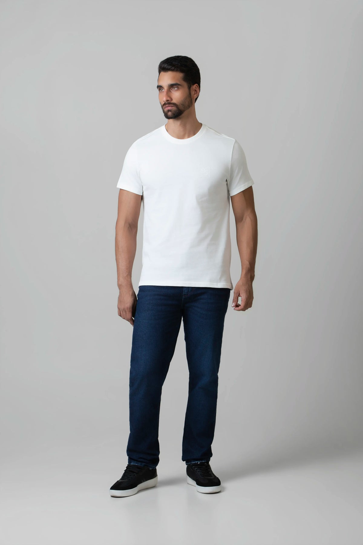 CAMISETA MANGA CORTA COLOR IVORY
