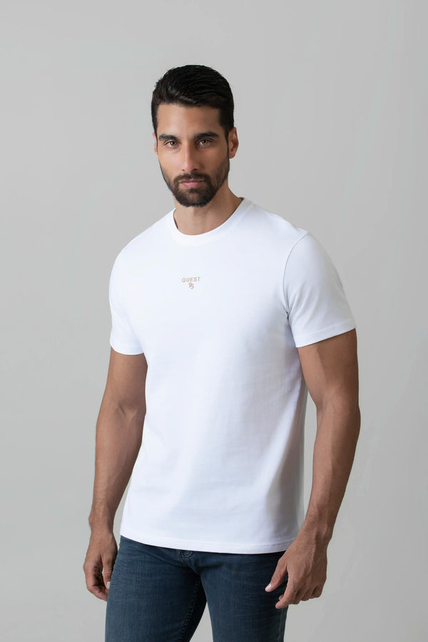 CAMISETA MANGA CORTA COLOR BLANCO BLANCO