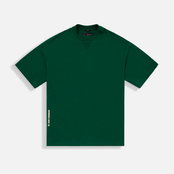CAMISETA MANGA CORTA COLOR VERDE PRADERA