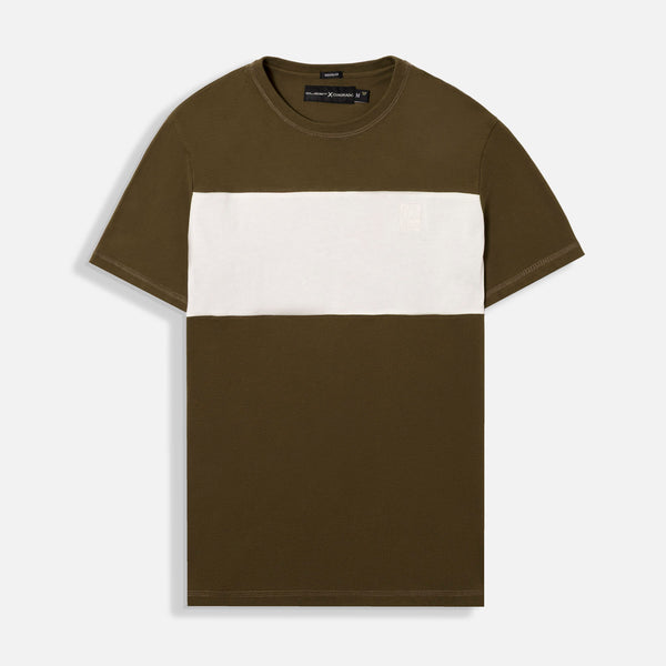 CAMISETA MANGA CORTA COLOR DARK OLIVA