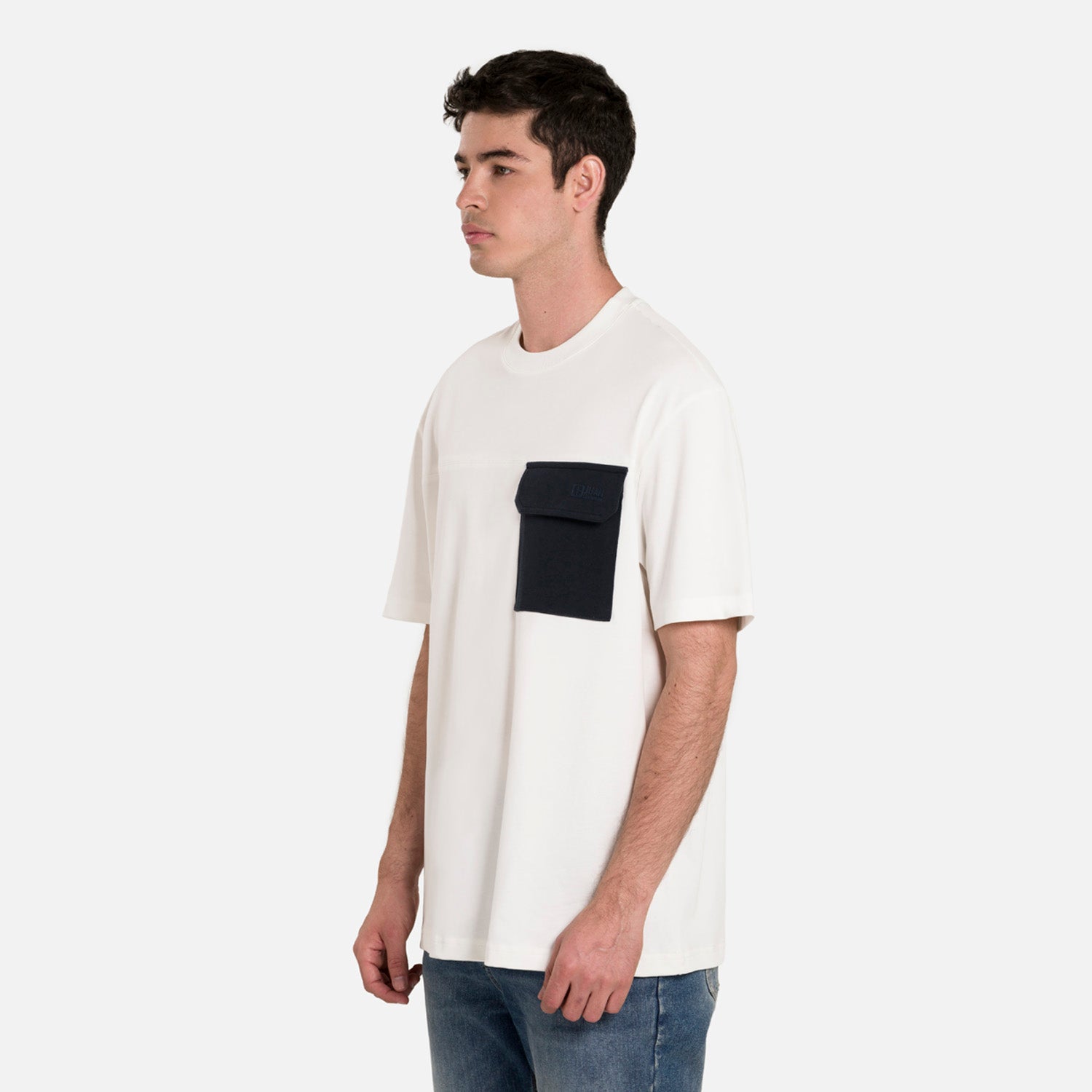 CAMISETA MANGA CORTA COLOR IVORY