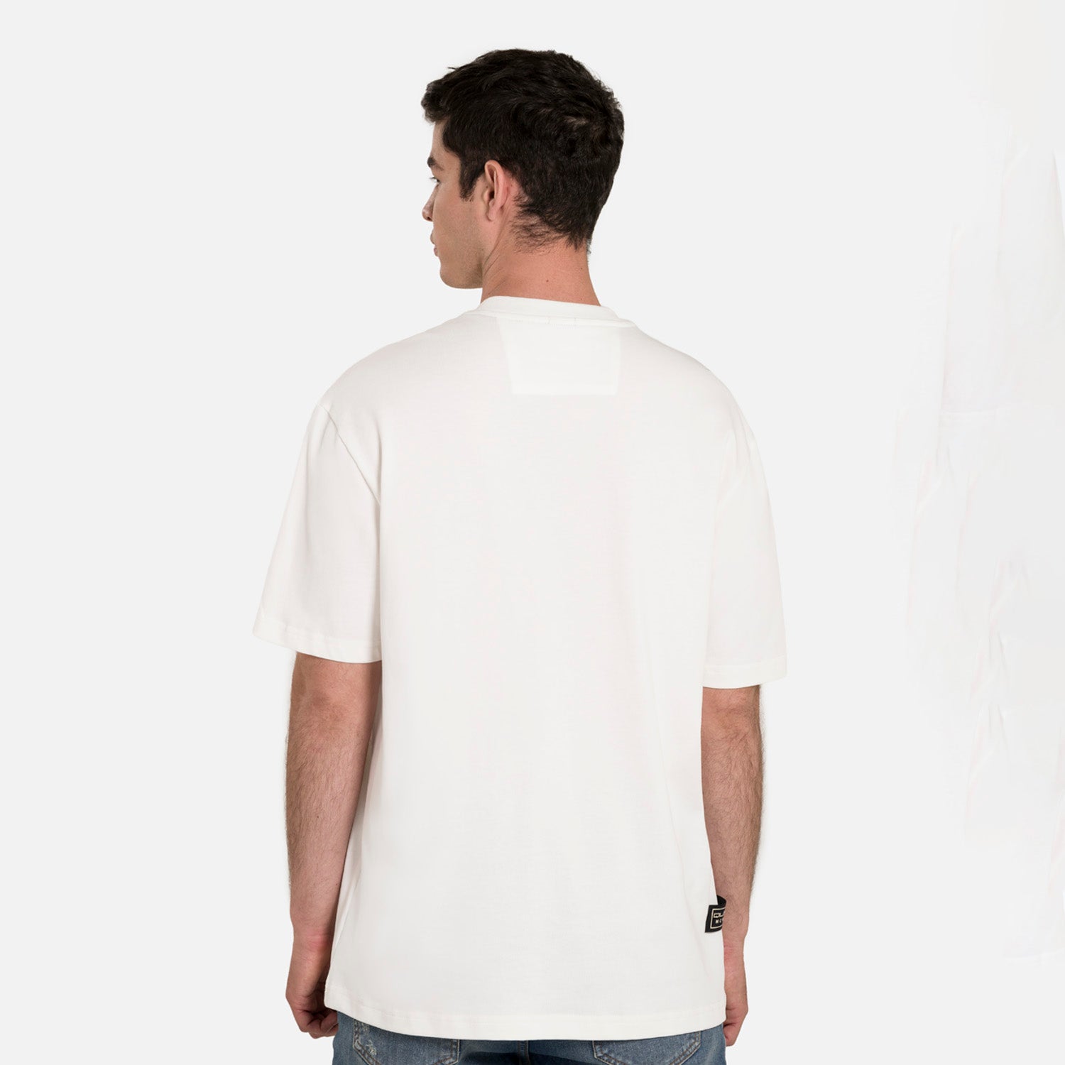 CAMISETA MANGA CORTA COLOR IVORY