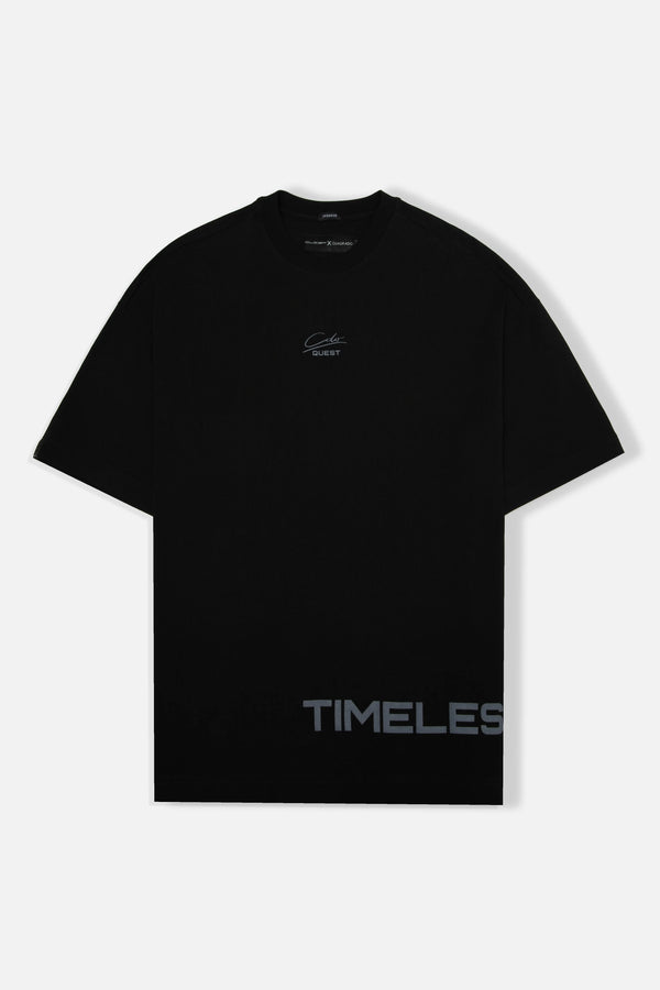 CAMISETA MANGA CORTA COLOR NEGRO
