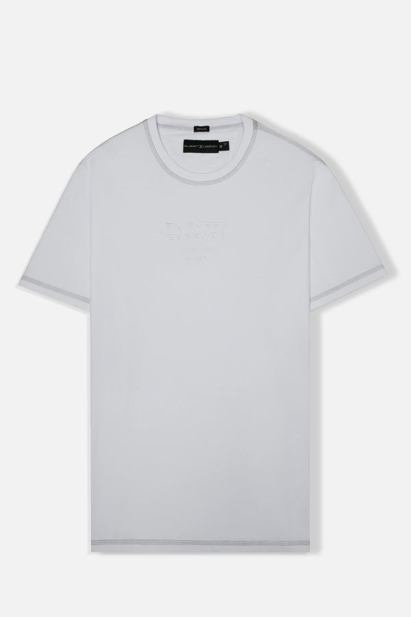 CAMISETA MANGA CORTA COLOR BLANCO OPTICO