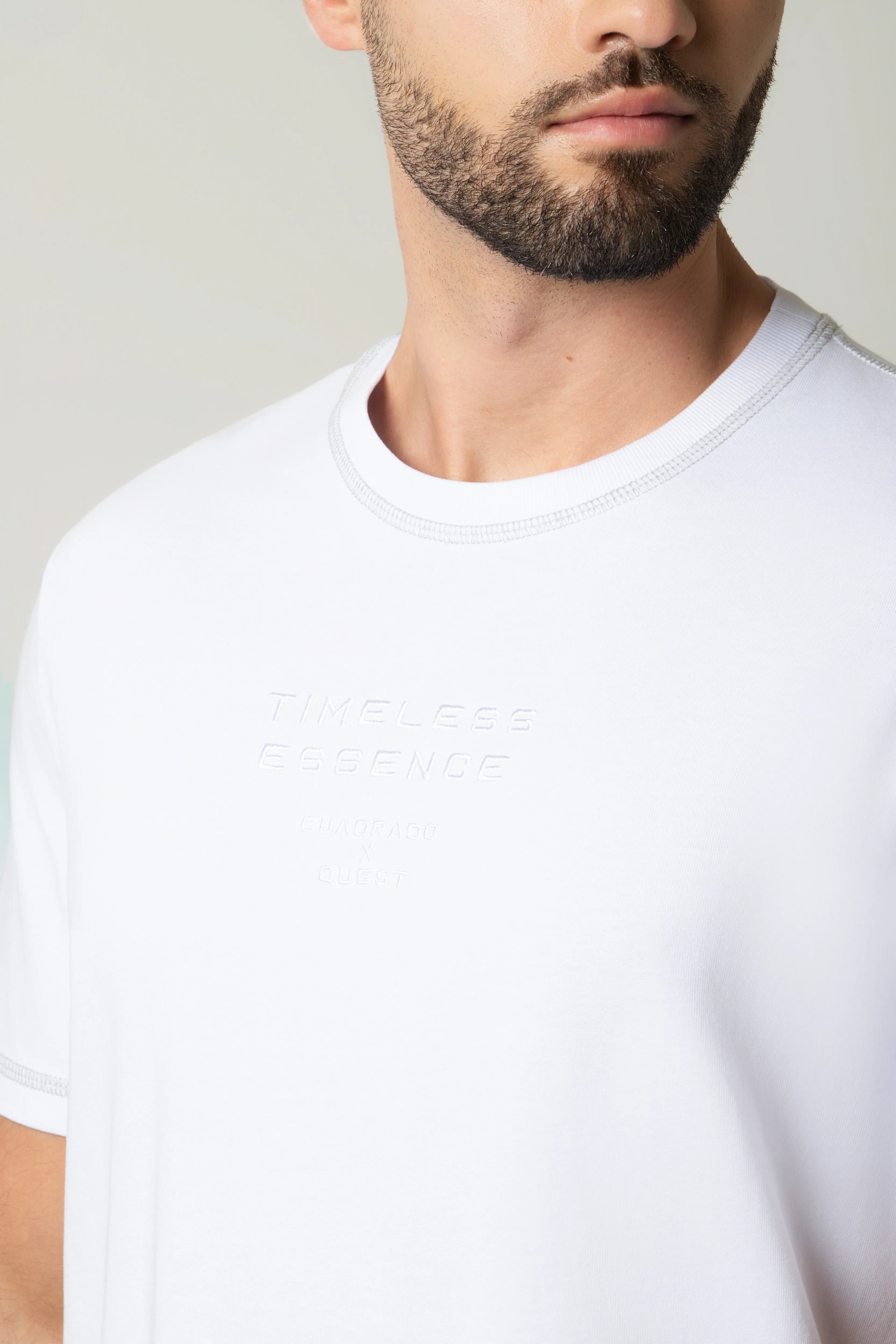 CAMISETA MANGA CORTA COLOR BLANCO OPTICO