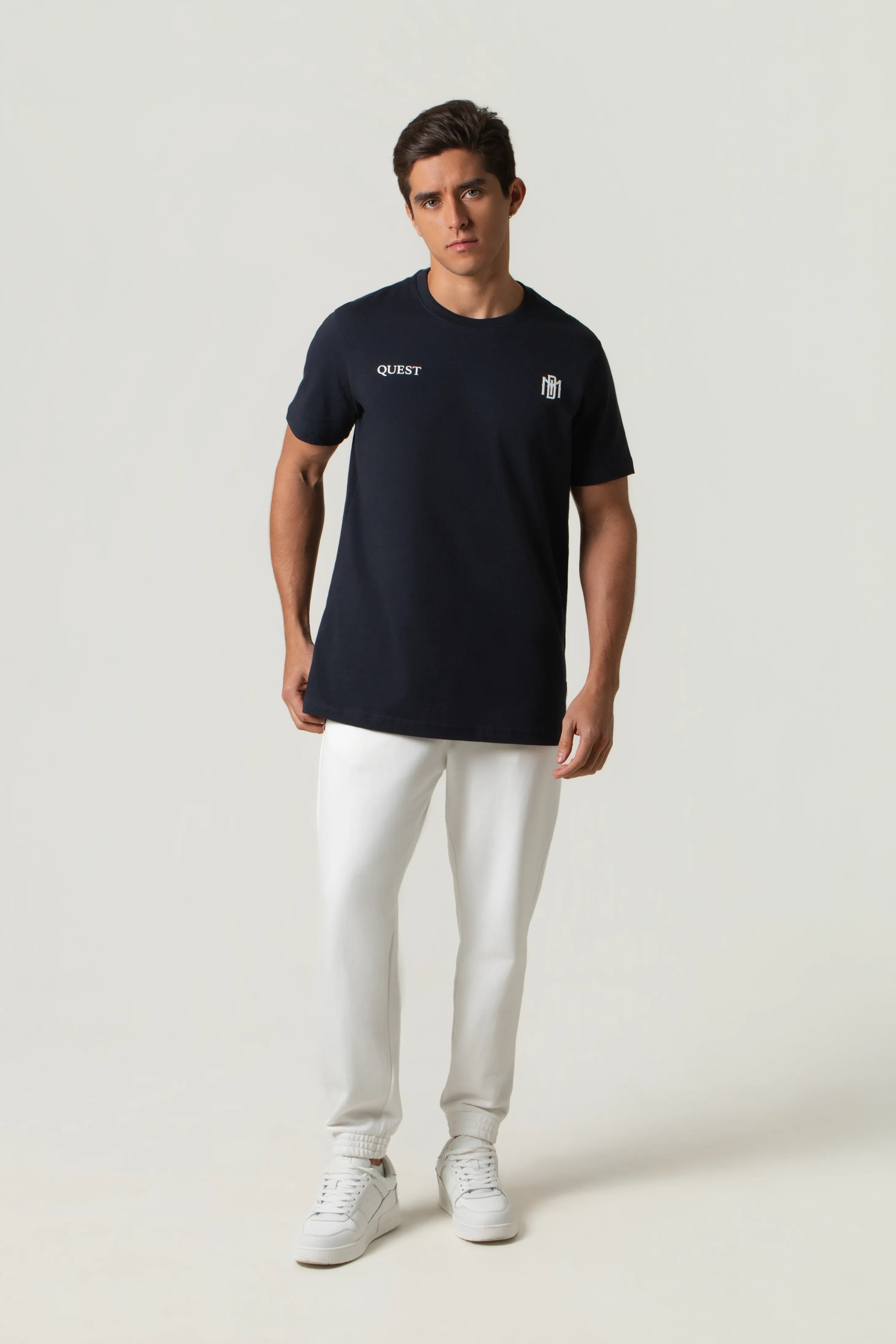 CAMISETA MANGA CORTA COLOR AZUL OSCURO