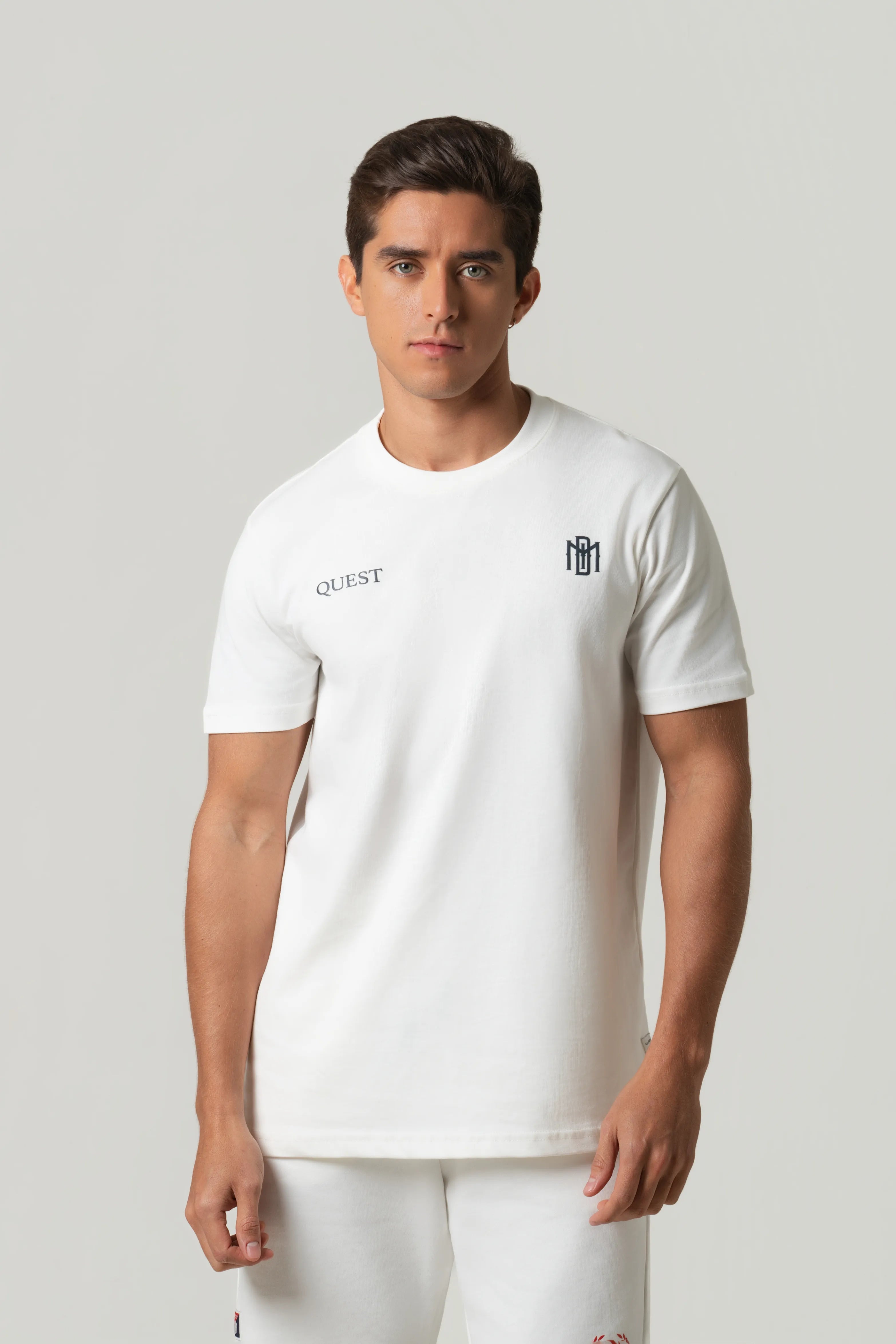 CAMISETA MANGA CORTA COLOR IVORY