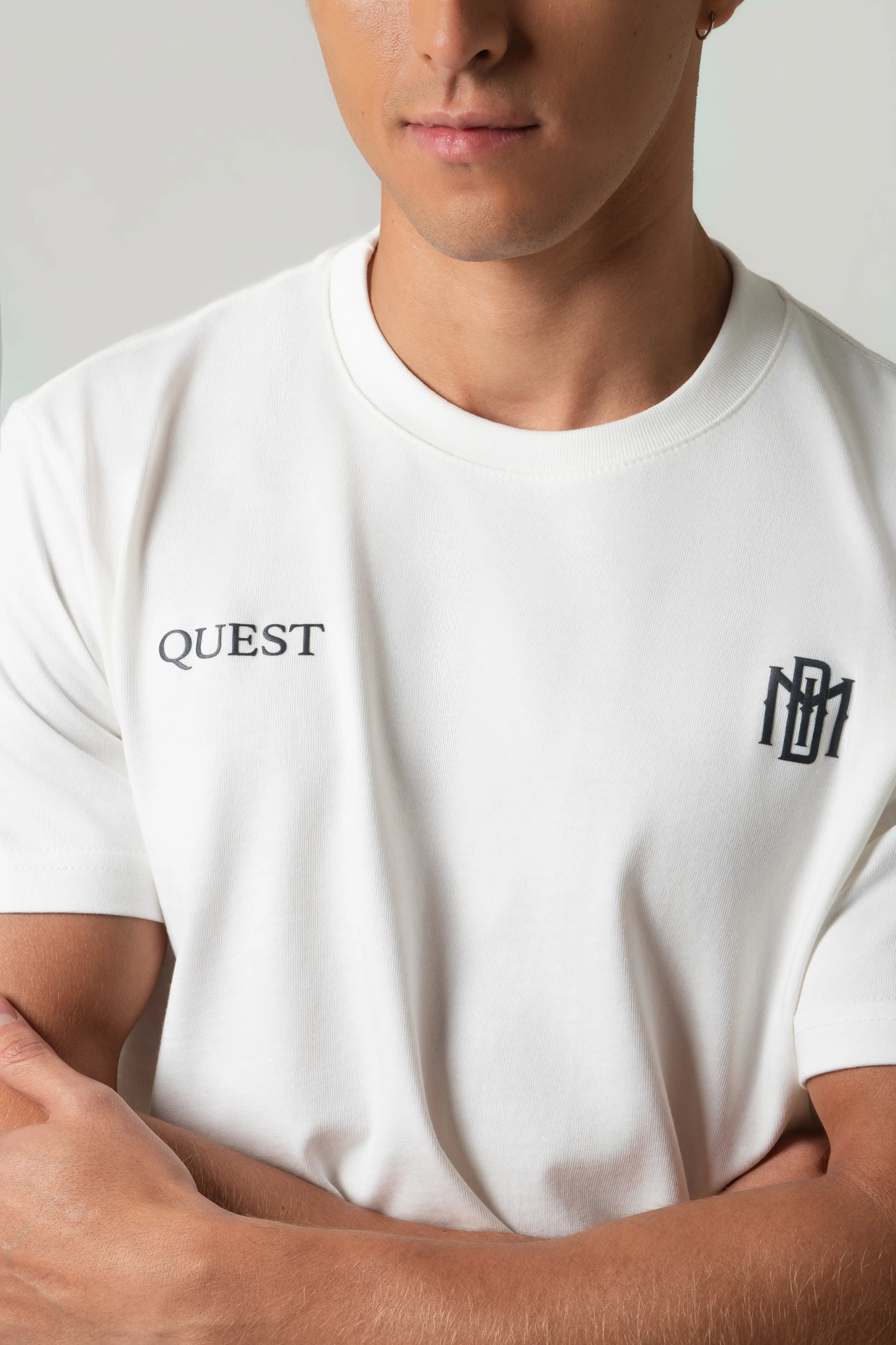 CAMISETA MANGA CORTA COLOR IVORY