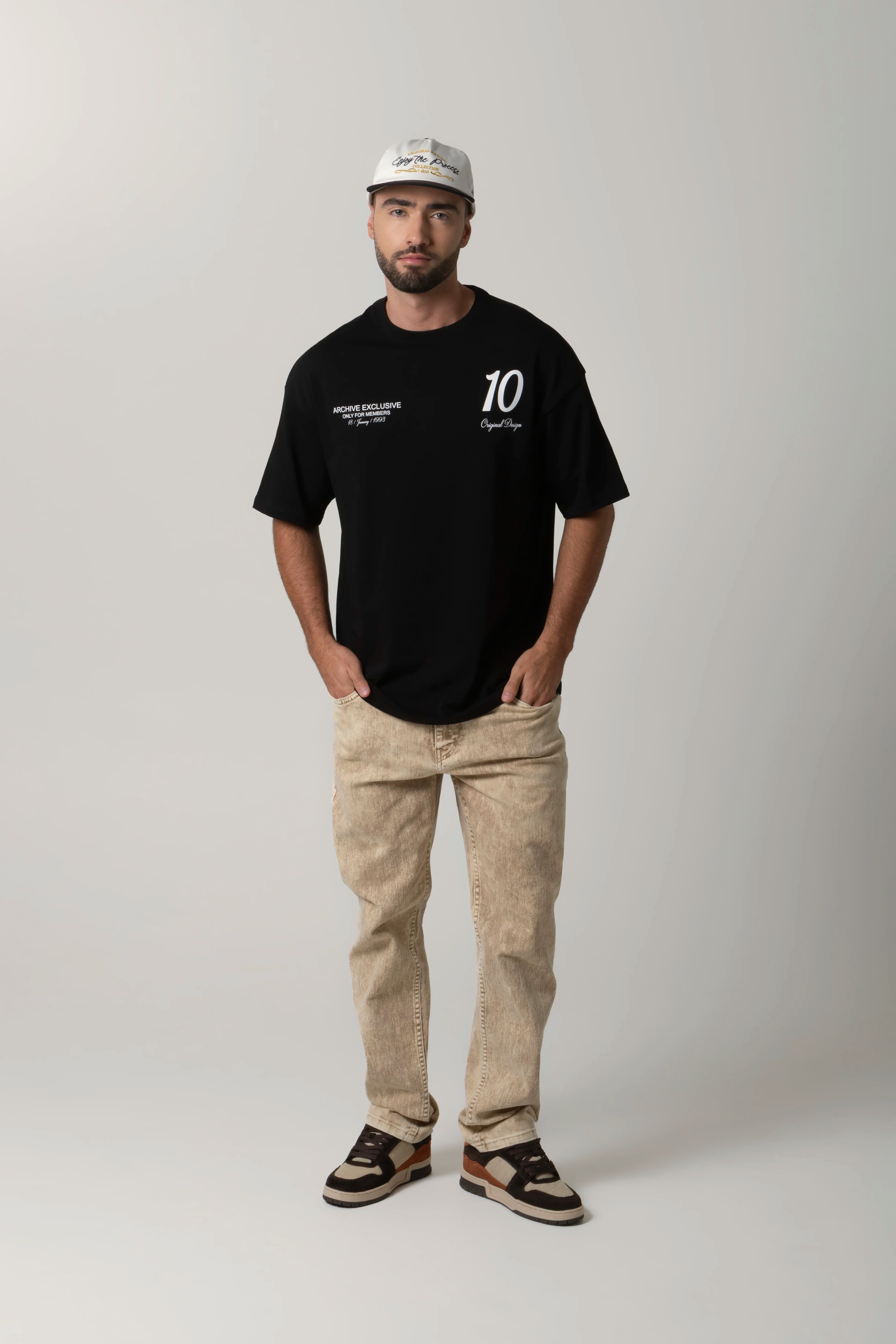 CAMISETA MANGA CORTA COLOR NEGRO