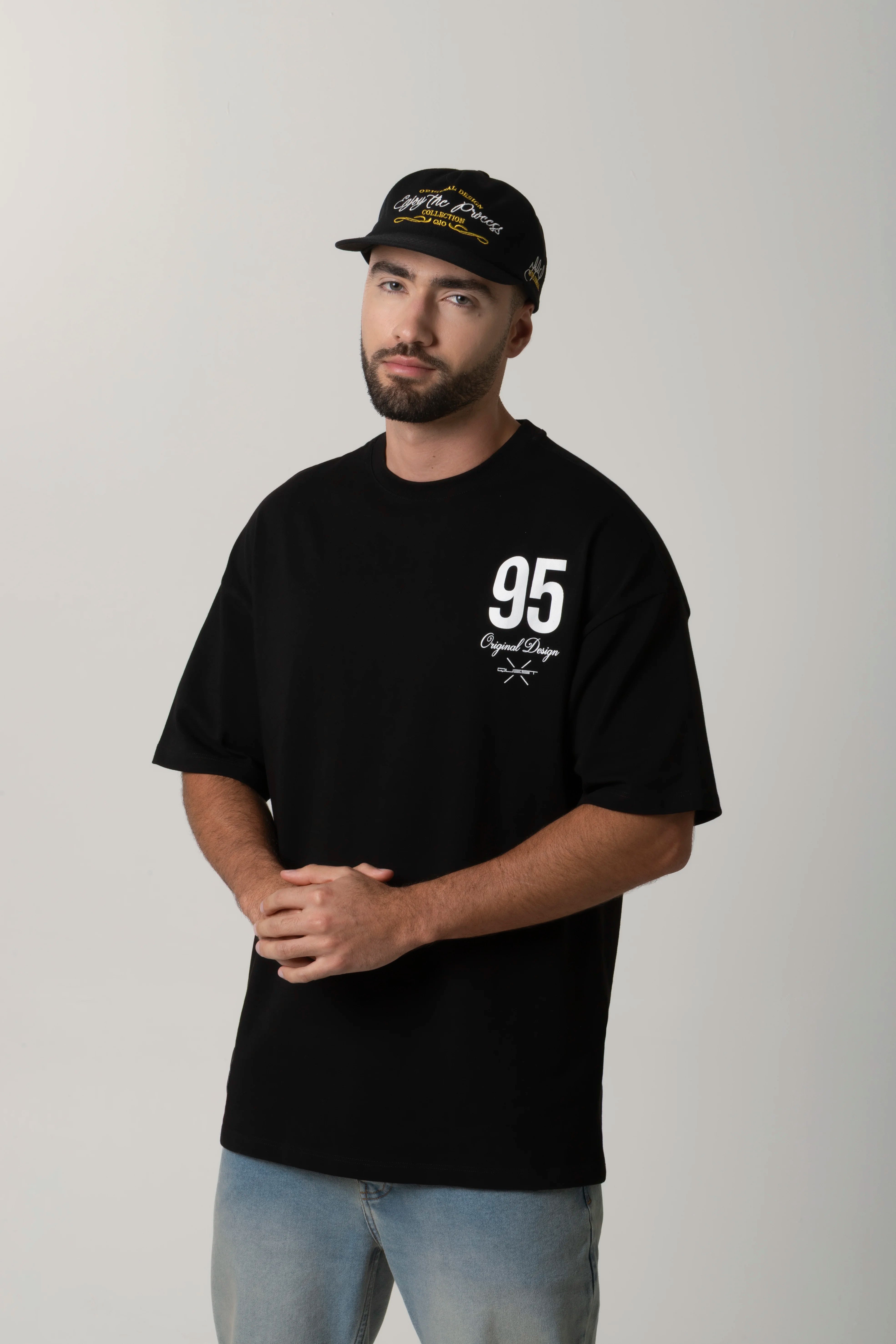 CAMISETA MANGA CORTA COLOR NEGRO