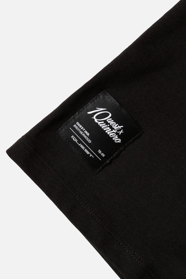 CAMISETA MANGA CORTA COLOR NEGRO