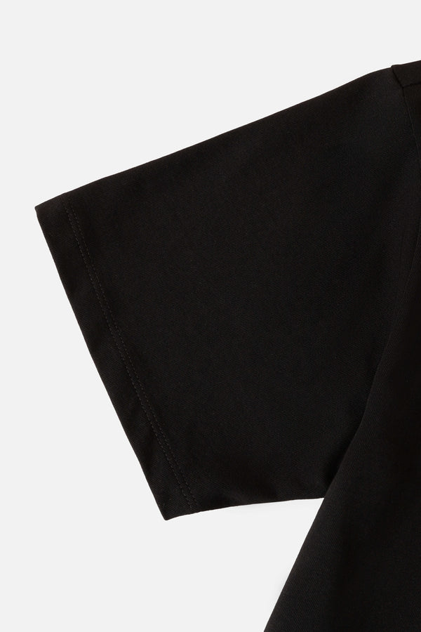 CAMISETA MANGA CORTA COLOR NEGRO