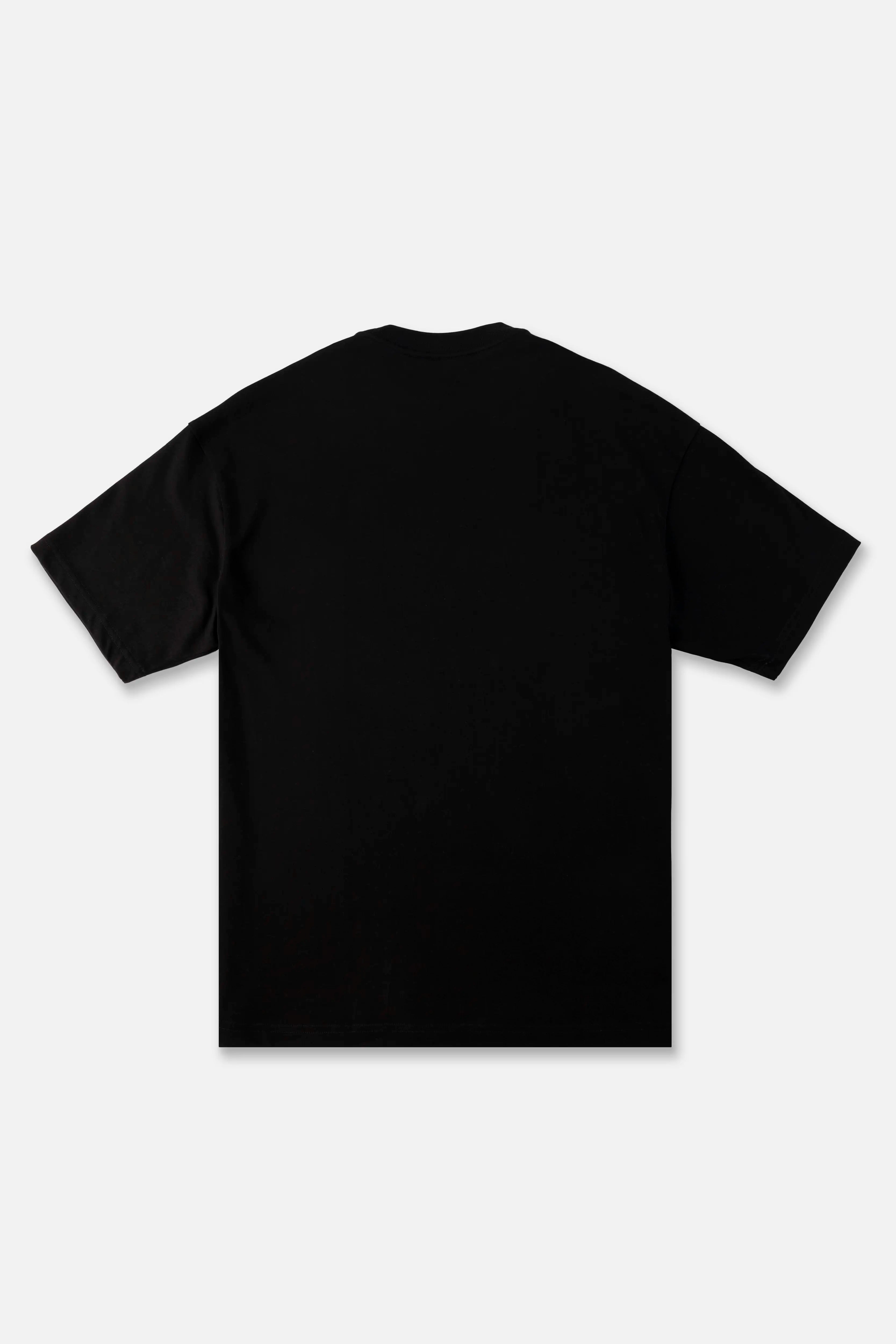 CAMISETA MANGA CORTA COLOR NEGRO