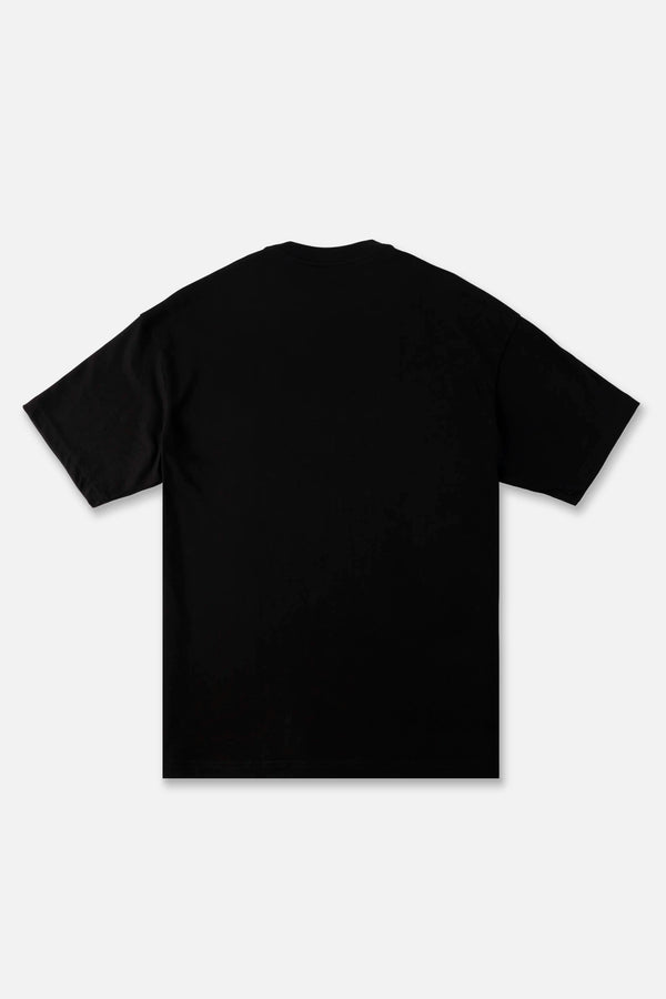 CAMISETA MANGA CORTA COLOR NEGRO
