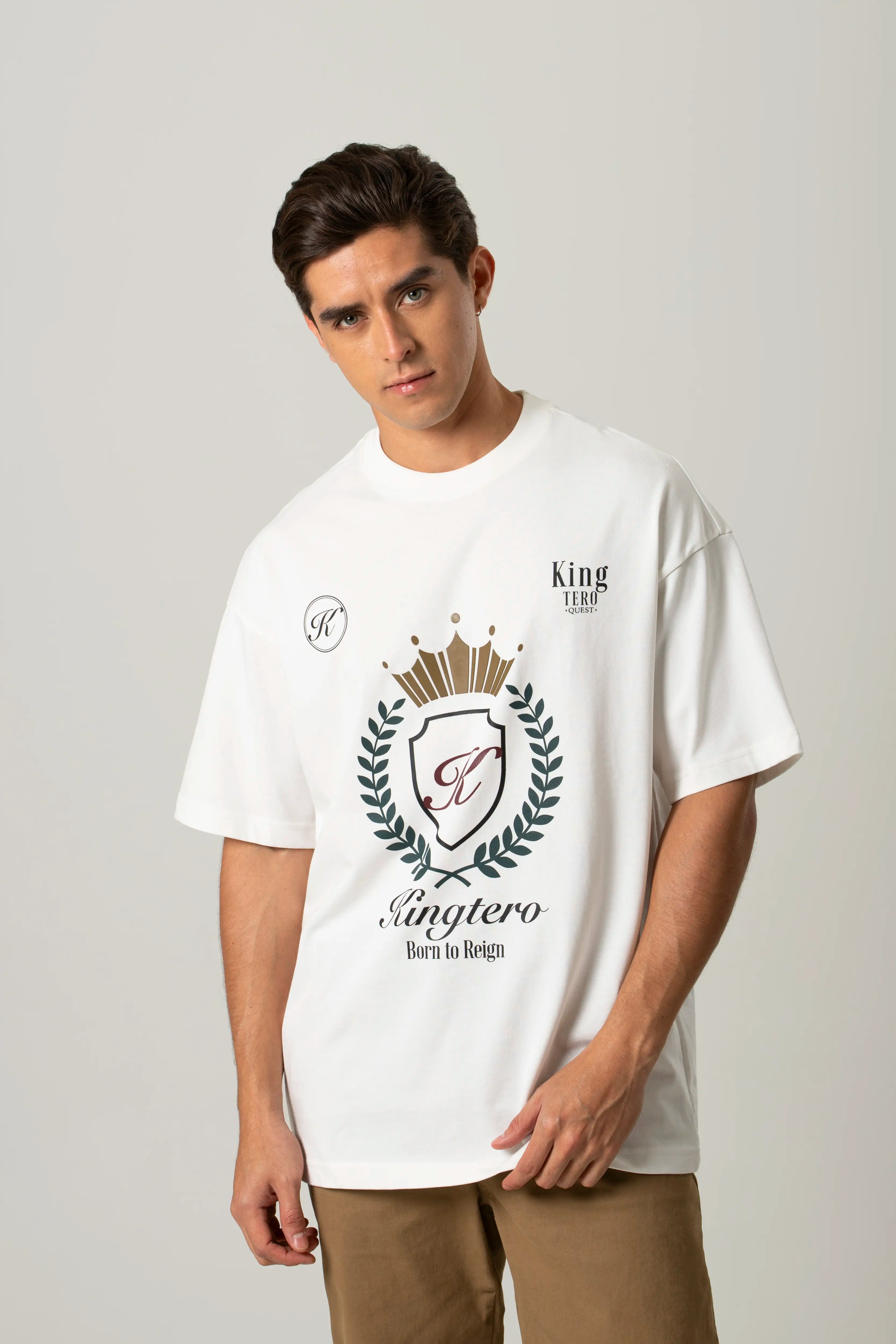 CAMISETA MANGA CORTA COLOR IVORY
