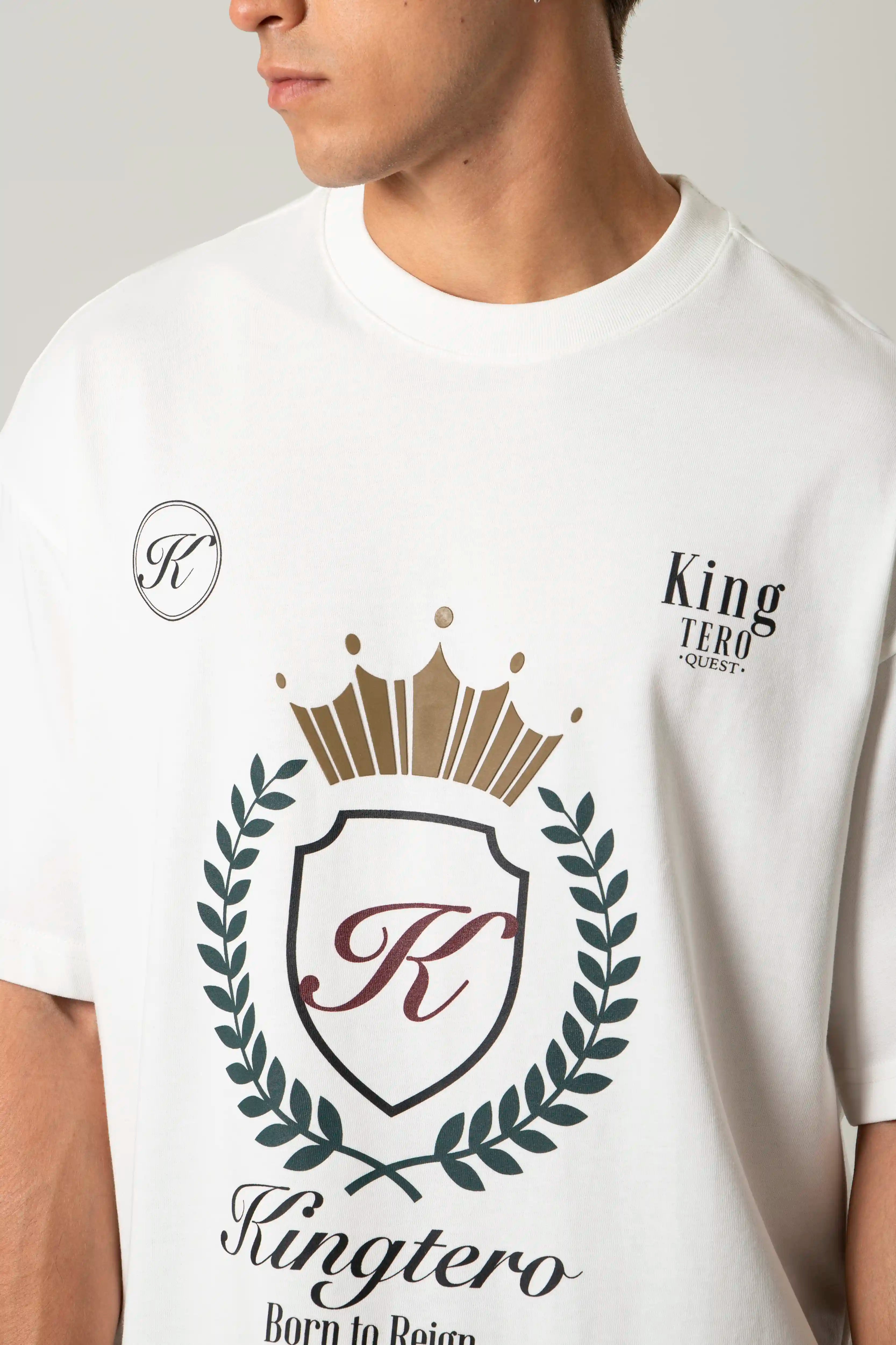 CAMISETA MANGA CORTA COLOR IVORY