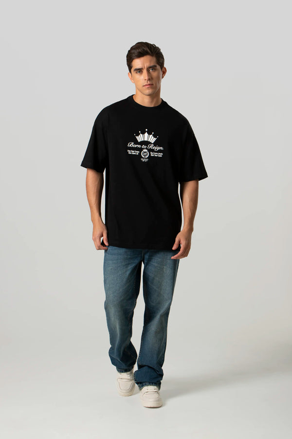 CAMISETA MANGA CORTA COLOR NEGRO