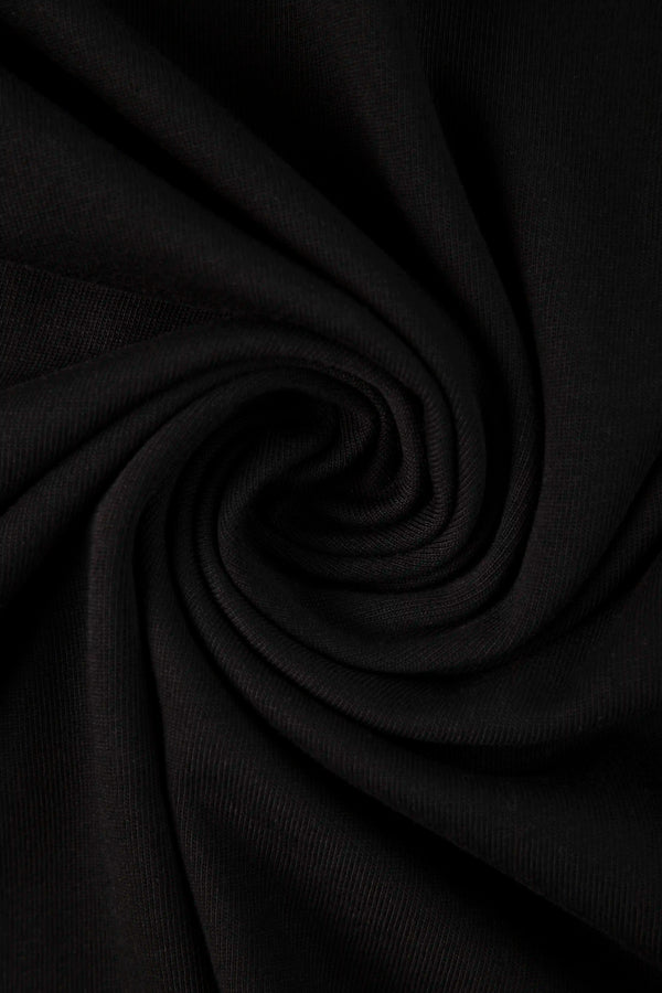CAMISETA MANGA CORTA COLOR NEGRO