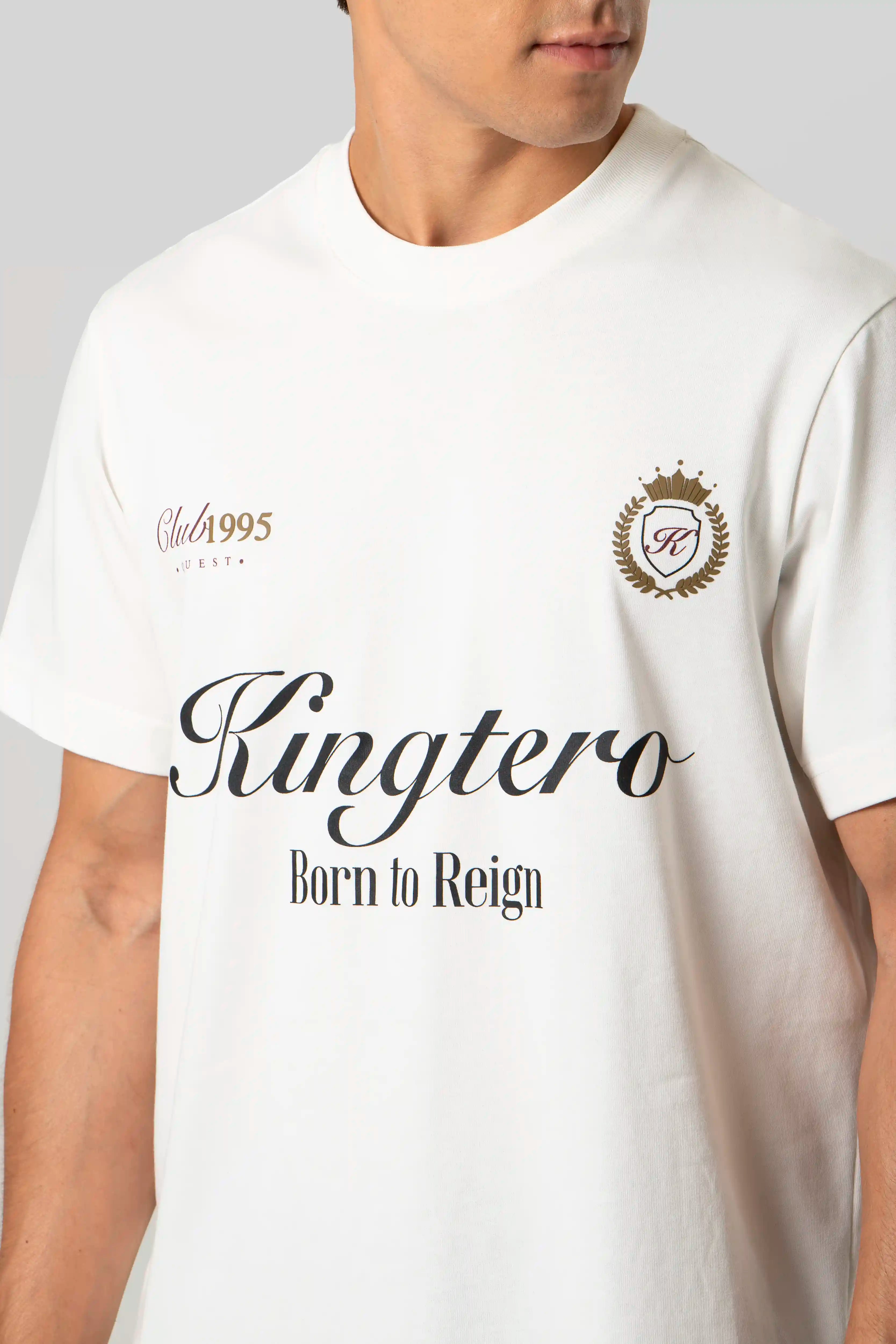 CAMISETA MANGA CORTA COLOR IVORY